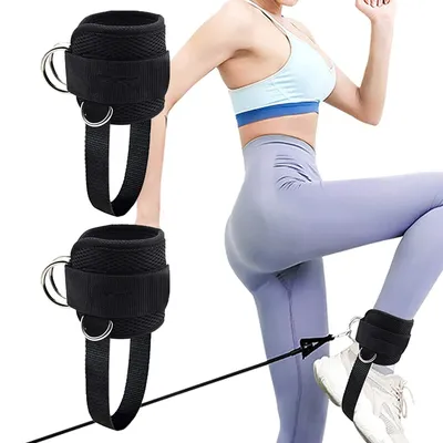 Ceinture avec anneau en D et ancre à la cheville équipement de musculation et de musculation avec