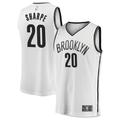 Day'Ron Sharpe Men's Fanatics Branded White Brooklyn Nets Fast Break Custom Replica Jersey - Association Edition