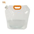 Collapsible Water Container BPA Free Outdoor Drinking Water Bag Portable PE Water Carrier for Camping Hiking Picnic BBQ Large Capacity &Space-Saving 5L/10L