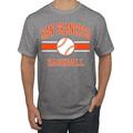 Wild Bobby City of San Francisco Baseball Fantasy Fan Sports Men s T-Shirt Heather Grey 5X-Large