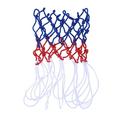 Standard Strong and Durable Braided Multicolor Basketball Net for Outdoors or Indoors Sports (Red White and Blue)