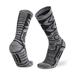 Penkiiy Middle Socks for Unisex Men and Women Winter Ski Socks Warm Thermal Socks for Cold Weather Gray Socks