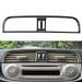 Carbon Fiber Center Console Air Vent Outlet Panel Cover For Fiat 500 2012-2015