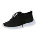 nsendm Women s Shoes Fashion Sneakers Tennis Shoes Casual Slip on Shoes Low Top Sneakers Sneakers for Women Slip On for Work Black 37