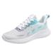 nsendm Women s Road Running Mesh Breathable Casual Sneakers Lace Up Comfort Sports Fashion Tennis Shoes Platform Sneakers for Women Slip On Wide Sky Blue 41