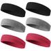 Sweatbands Sport Headbands for Working Out Execise Tennis Basketball Running - Terry Cloth Athletic Sweat Cotton Headband Outdoor for Men & Women