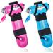 Car Safety Hammer Automotive Window Breaker and Seatbelt Cutter for Women Roadside Emergency Kit 3 in 1 Escape Tools Road Trip Essential and Must Haves (2 Pink & Blue)