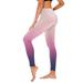 HUPOM Chino Pants For Women Training Pants Compression High Waist Rise Full Slim-Leg M