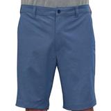 IZOD Golf Men s Straight Fit 9 Flat Front Performance Shorts 32 Slate Blue -