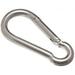 SNAP SPRING CLIP CARBINE HOOK (CARABINER) 5MM 3/16 INCH ZP STEEL(pack of 20)