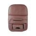 COFEST Leather Car Seat Storage Bag Car Backseat Organizer Multifunctional Car Dining Table Storage Bag Folding Storage Bag Coffee