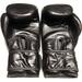 Woldorf Boxing Gloves in Top Grade Leather Black 14oz Sparring Grappling Kickboxing Fighting Gloves Muay Thai Training Gloves Heavy Bag Gloves for Speed Punching