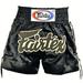 Fairtex BLACK LACE Muay Thai Kickboxing Shorts - BS0601 - BLACK