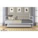 Twin Size Daybed with Trundle, Metal Daybed Frame with Pull Out Trundle Set