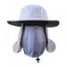 Fishing Sun Hat Outdoor Fishing Winter Warm Hat Fisherman Hat UV Protection Sunshade Cap Big Eaves Adjustable Hat