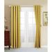 Serenta 4 Piece Grommet Darkening Thermal Insulated Blackout Window Panel Curtain Set 2 Curtains And 2 Tiebacks 54 X 84 Jojoba Yellow