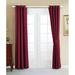 Serenta 4 Piece Grommet Darkening Thermal Insulated Blackout Window Panel Curtain Set 2 Curtains And 2 Tiebacks 54 X 84 Burgundy