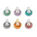 Uxcell Shell Pendants Faux Pearl Drops 60 Pack Imitation Pearl Pendant for Jewelry Making