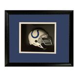 Indianapolis Football Mini Helmet 11x14 Shadowbox