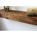 12 W X 7 D X 2 3/4 H Rustic Fireplace Mantel Shelf Floating Solid Reclaimed Barn Wood With Hardware