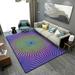 3D Vortex Illusion Large Rugs Floor Mat Modern Carpet For Home Decoration Area Rug Cozy Art Polyester Carpet 2 x 3
