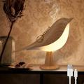 Gpoty Bird Bedside Lamps Table Lamp for Bedroom 1800mAh Table Lamp Cordless Touch Sensor Night Light 3 Level Brightness Adjustable Nightstand Lamp Aroma Lamps Portable Bird Lamp