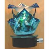 Night Light Aroma Plug in Oil Warmer with Free Fragrance Oil_Blue