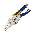 Daakro Curved Jaw Locking Pliers with Wire Cutter & Grip Straight Jaw Locking Pliers Long Nose Locking Pliers