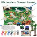 Kids Crafts and Arts Set Painting Kit - Dinosaurs Toys Art and Craft Supplies Party Favors for Boys Girls Age 3+ Years Old Kid Creativity DIY Gift Easter Paint Your Own Dinosaur Animal Set