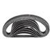 Uxcell 10 Packs Sanding Belts 3/8 x 13 Inch Belt Sander Paper 60 Grit Silicon Carbide Sandpaper for Polishing Metal Wood