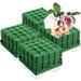 Roofei Cage Floral Foam for Flowers Square Floral Foam Cage Flower Holder with Floral Foam for Fresh Flowers Cage Bowl Table Centerpiece Floral Arrangement (4 Pcs 4.3 x 4.3 x 3.5 inch)