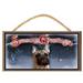 French Bulldog (Frenchie) Dog Season s Greetings Dog Sign / Plaque featuring the art of Scott Rogers