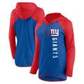 Women's Fanatics Branded Royal/Red New York Giants Forever Fan Full-Zip Hoodie