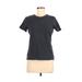 Geoffrey Beene Sport Active T-Shirt: Gray Print Activewear - Women's Size Medium