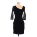 Guess Cocktail Dress - Sheath: Black Print Dresses - Women's Size 2