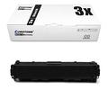 3x Eurotone Remanufactured Toner for HP Color LaserJet Pro M 252 274 wie CF400X 201X Black