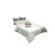 THE ESSENTIAL COLLECTION - Luxurious Organic Cotton Duvet Cover Set | GOTS Certified | Double Duvet + 2 Pillow Shams | 200 TC Hotel Quality White Duvet Cover Set