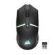 CORSAIR NIGHTSABRE WIRELESS RGB FPS/MOBA Gaming Maus - 26.000 DPI - 11 Programmierbare Tasten - Bis zu 100 Stunden Akkulaufzeit - iCUE-Kompatibel - PC, PS5, PS4, Xbox - Schwarz