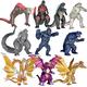 TwCare Set of 10 Godzilla vs Kong Dinosaur Dragon Toys Movable Joint Action Figures, King of The Monsters Shin Ultima Gamera Mecha MechaGodzilla Ghidorah Skull Crawler Destoroyah Cake Toppers Pack