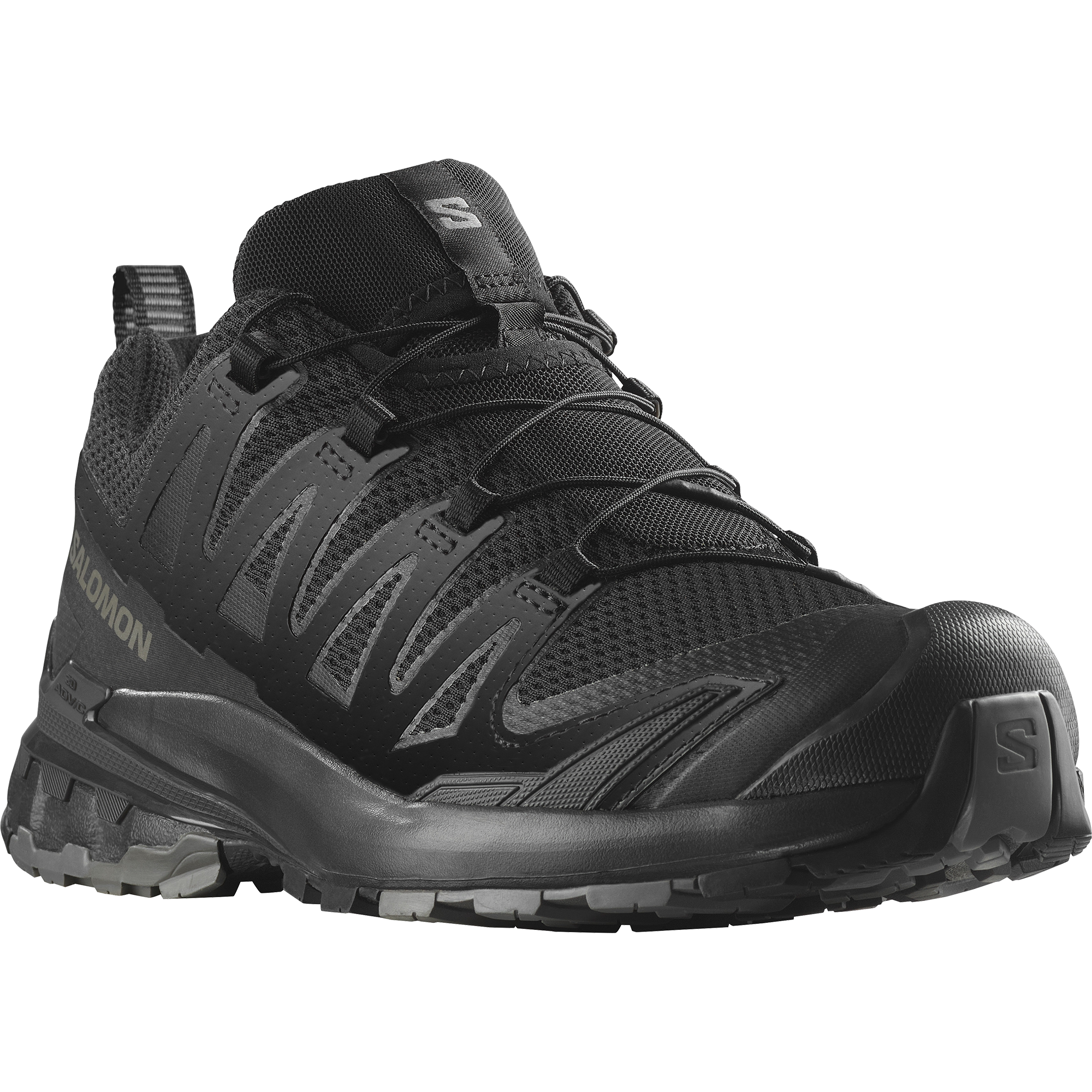 Trailrunningschuh SALOMON "XA PRO 3D V", Damen, Gr. 46, schwarz, Synthetik, Textil, Schuhe