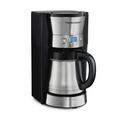 Hamilton Beach Programmable Thermal Coffee Maker Stainless Steel in Black | 14.61 H x 8.21 W x 11.26 D in | Wayfair 46899R