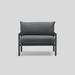 Neighbor Aluminum Outdoor Lounge Chair Metal in Gray/Black | 31.5 H x 36 W x 34.5 D in | Wayfair TER-CHAIR-CH-1