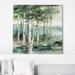 Millwood Pines Bear Mountain by Nan - Painting Canvas in Green | 28 H x 28 W in | Wayfair 1A2AFBAA9BA04120A9068AFBC897FC8A