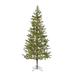 The Holiday Aisle® Gerrold Lighted Artificial Pine Christmas Tree, Metal in Green/White | 9' | Wayfair FC582178903D4AC7B73546C9F124EF2F