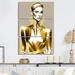 Mercer41 High Fashion Model Sketch In Gold I 3 Pieces Metal | 32 H x 48 W x 1 D in | Wayfair 9981E216D9E6435F9C180CE0D2DC0A9E