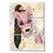 Everly Quinn Kayvan High End Cat Woman I 3 Pieces Canvas in Pink/Red | 36 H x 28 W x 1 D in | Wayfair 8AF291BE6D6E4BAB827442DAE51B5925