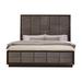 Hokku Designs Devdhari Tufted Platform Bed in Smoked Peppercorn & Gray & /Upholstered/Velvet in Brown/Gray | 80.5 H x 81.4 W x 85.6 D in | Wayfair