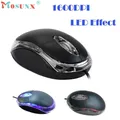 Souris de jeu optique filaire Raton design professionnel 1200 ug I USB souris d'ordinateur LED