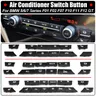 Prada Board Air Conditioner AC Button Heater Switch Cover BMW 5 6 7 Series X5 X6 F10 F18 F06