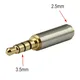 3.5mm Male to 2.5mm Female Adapter Stereo Audio Headphone Jack Adapter Converter Quality Accessories